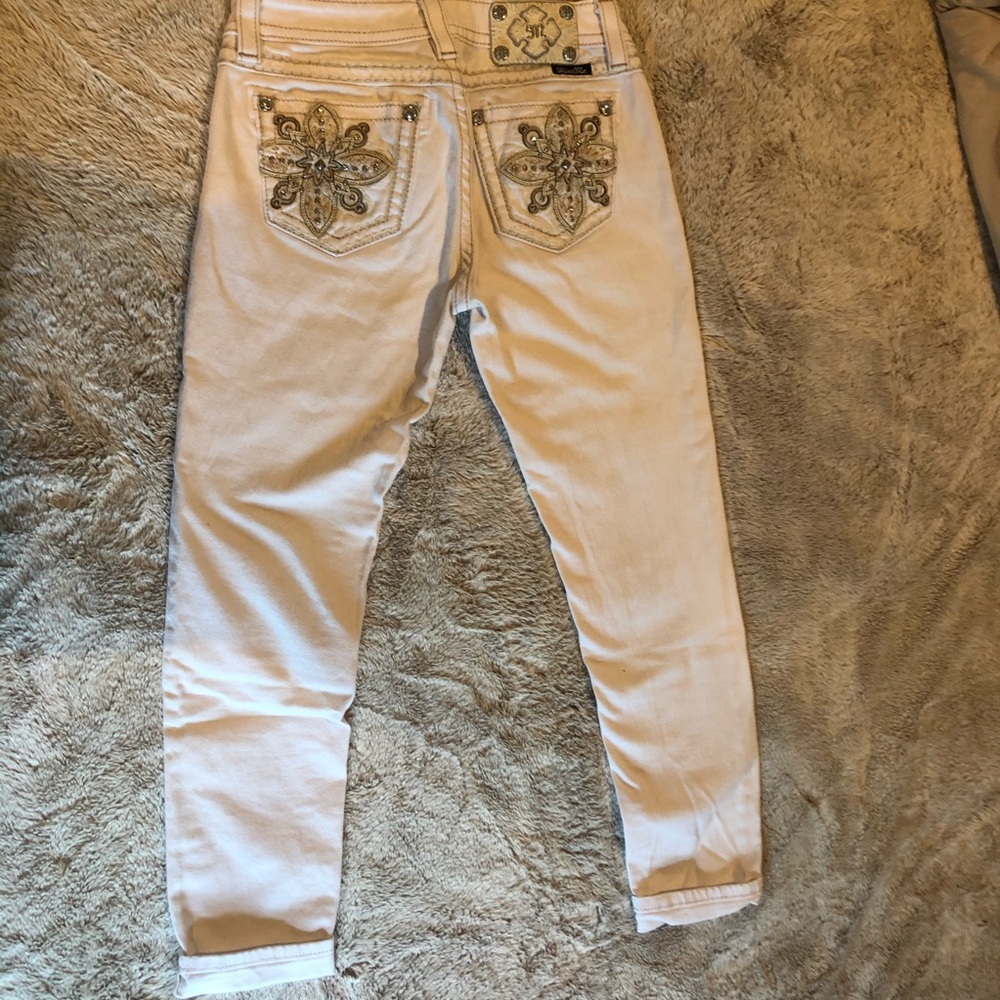 White Miss Me Jeans Signature Skinny